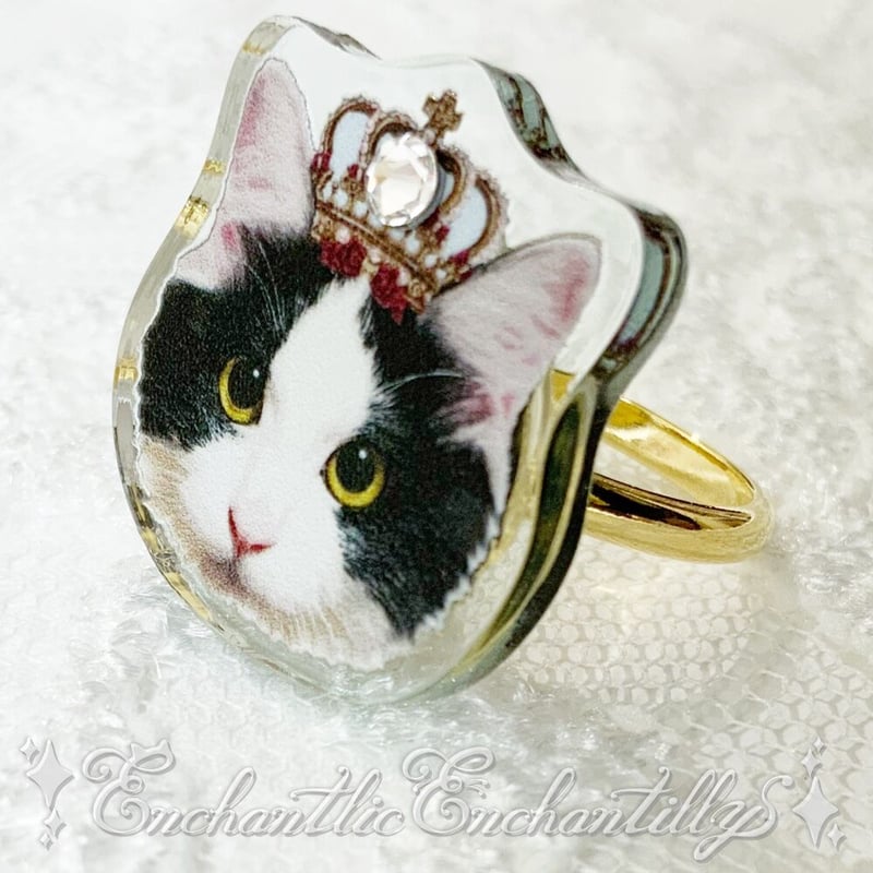 猫猫♥とても雰囲気があるドイツアンティーク　セルロイドドール Dolled Up Ring 〜 猫シリーズ | Enchantlic Enchantill
