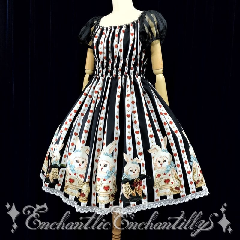 Enchantlic Enchantilly Queen cat ワンピース 不思議の国のQueen Catワンピース (サイズ展開あり) | Enchantlic En