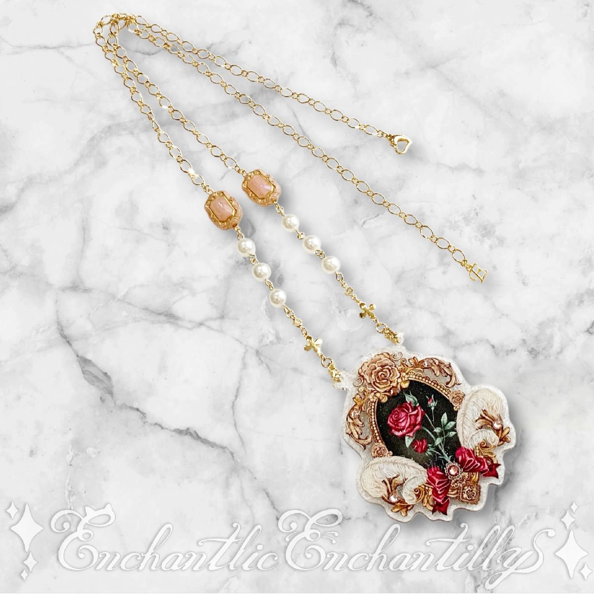 赤薔薇姫のネックレス | Enchantlic Enchantilly online store