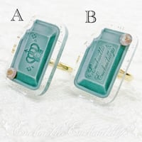 chocolate ring  Alice blue  (2柄展開）