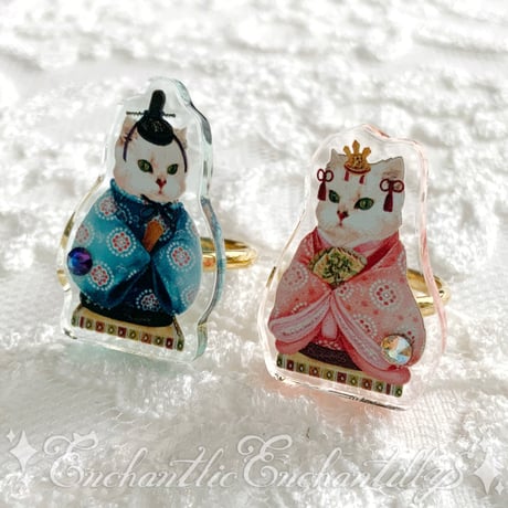 Dolled Up Ring（雛祭り ） 2体セット
