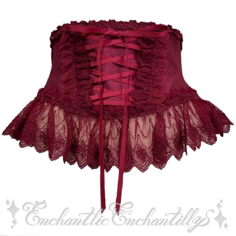 アンシャンテリックアンシャンテリー ローズレースリボンコルセット Rose Lace Ribbon Corset (2016) by Enchantlic Enchantilly