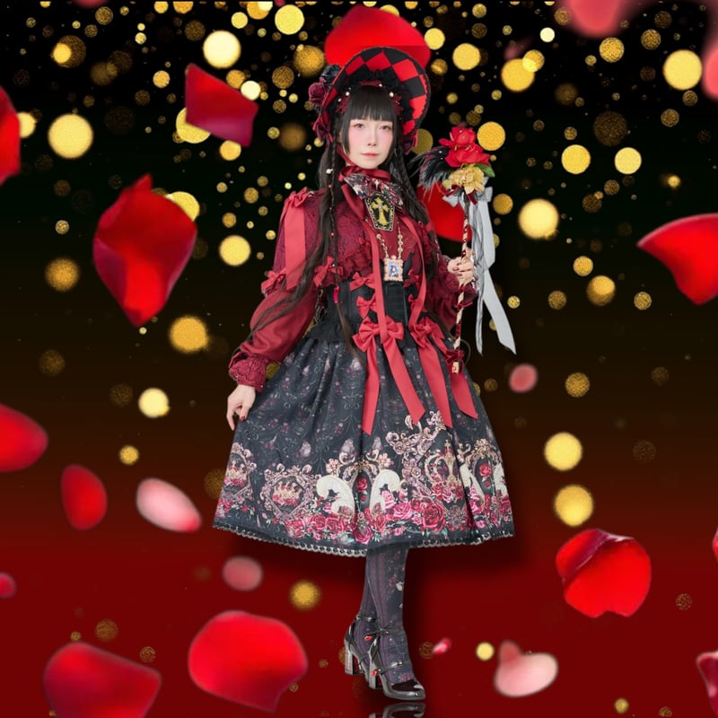 Salon de the Rose セット JSK ヘドレ Rose de Rescht | BABY, THE