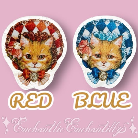 Dolled Up Ring 双子のボンネット猫ちゃん（２種類）