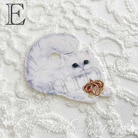 Enchantilly Cats オリジナルステッカー（ちょっと大きめサイズ）