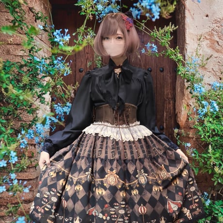 真夜中のパルコフェリーチェ ティアードスカート《2サイズ展開》