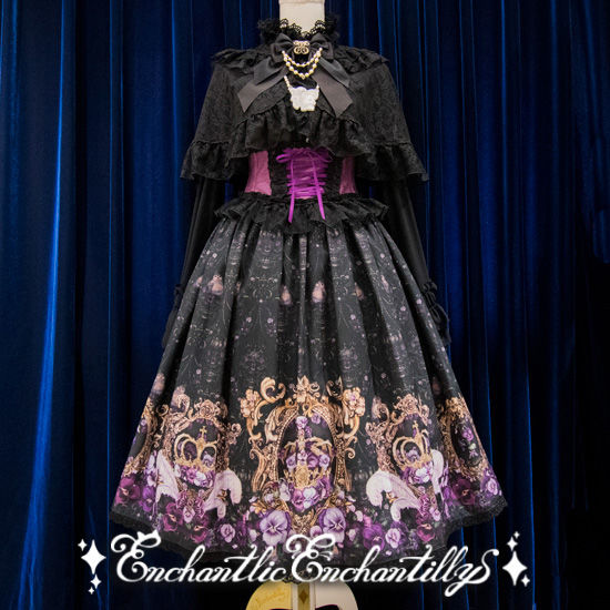 アンシャンテリックアンシャンテリー　すみれ姫の王冠スカート ｱﾝｼｬﾝﾃﾘｯｸ ｱﾝｼｬﾝﾃﾘｰ／すみれ姫の王冠ワンピース（生成）Lサイズ