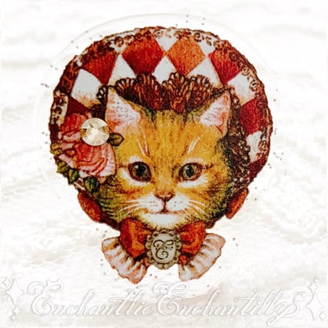 Dolled Up Ring 双子のボンネット猫ちゃん（２種類）