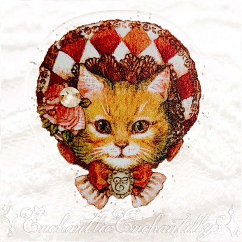 Dolled Up Ring 双子のボンネット猫ちゃん（2種類