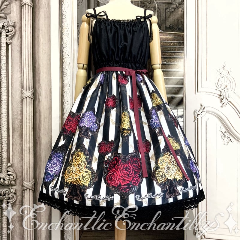 EnchantlicEnchantilly　トランプローズジャンスカ トランプローズ シャンタンJSK | Enchantlic Enchantilly onli