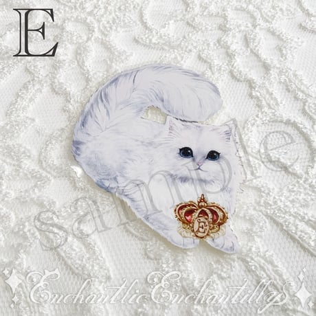 Enchantilly Cats オリジナルステッカー（ちょっと大きめサイズ）