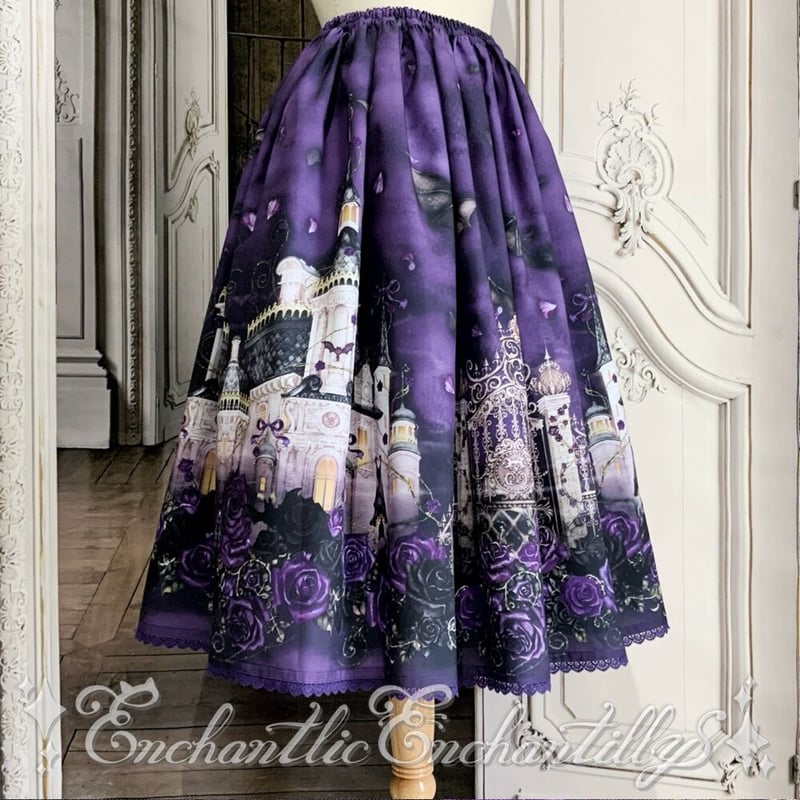 幻影薔薇城～コウモリ公爵からの招待状～スカート （紫の夜