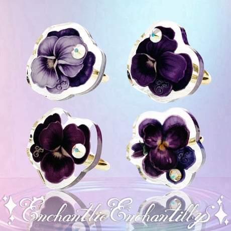 Dolled Up Ring (すみれ)クリアタイプ