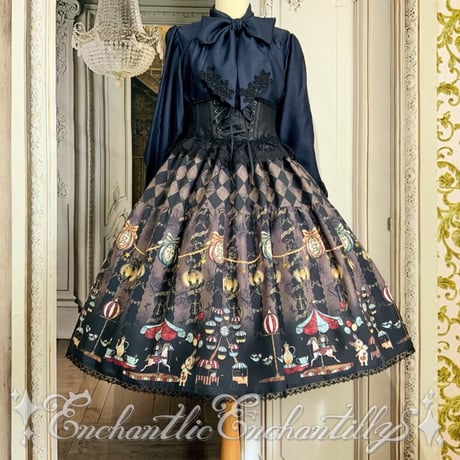 真夜中のパルコフェリーチェ ティアードスカート《2サイズ展開》