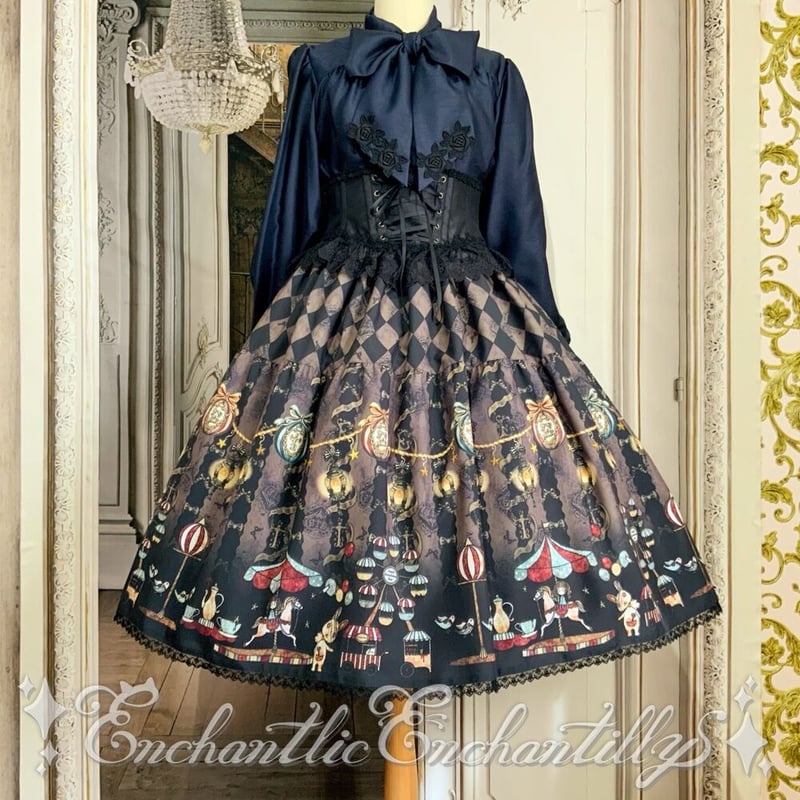 ご予約】真夜中のパルコフェリーチェ ティアードスカート《2サイズ展開