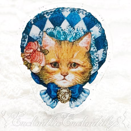 Dolled Up Ring 双子のボンネット猫ちゃん（２種類）