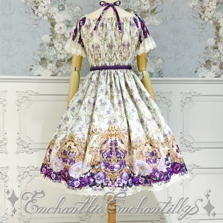 すみれ姫の王冠ワンピース（生成り）【2サイズ展開】