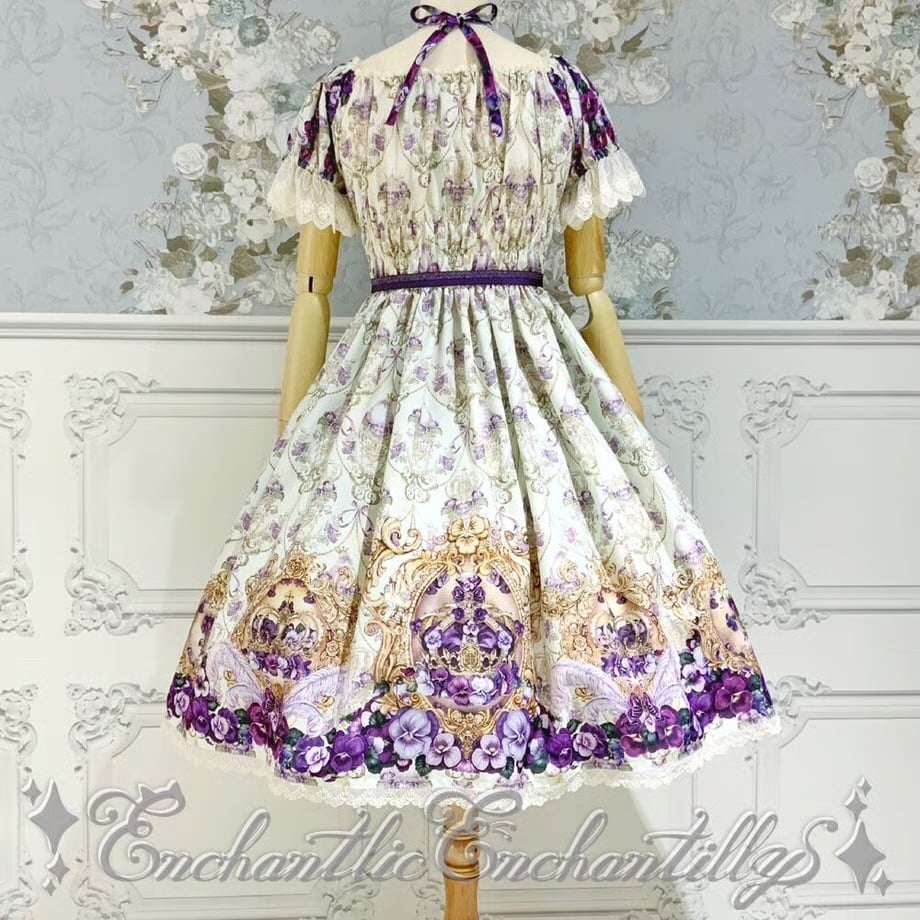 すみれ姫の王冠ワンピース（生成り）【2サイズ展開】 | Enchantlic