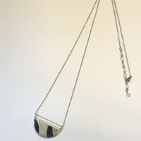 古輝　ネックレス　black×gold