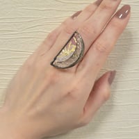 古輝　リング　pink×gold