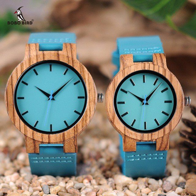 木製腕時計 防水 ペア メンズ腕時計 レディース腕時計 本革ベルト ペア ペア ウォッチ ＊13