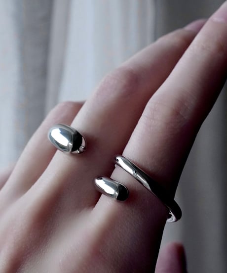 CUSHION ring - silver