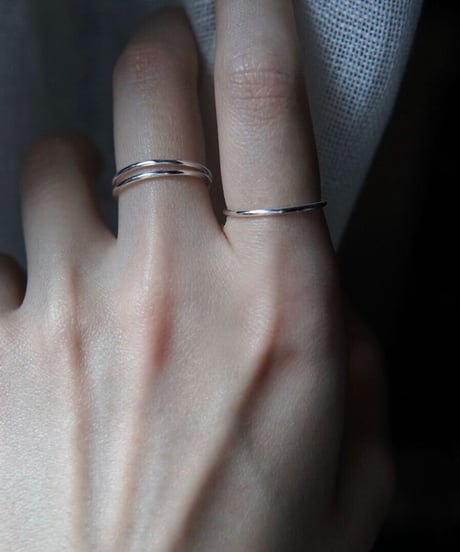 Thin ring _ silver - R009