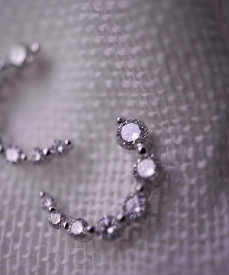 【 Limited 】 Moissanite earring - silver