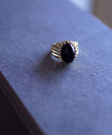 Onyx _ ring　( titanium )