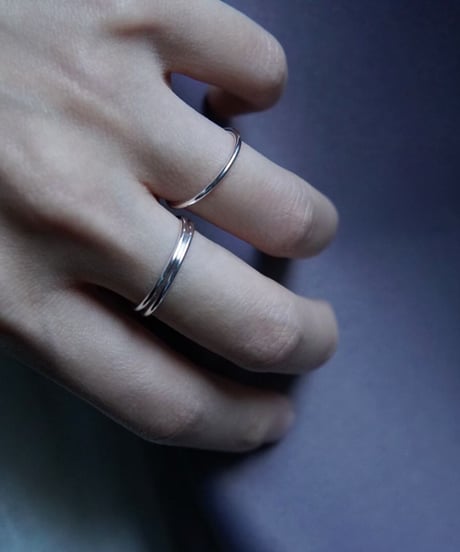 Thin ring _ silver - R009