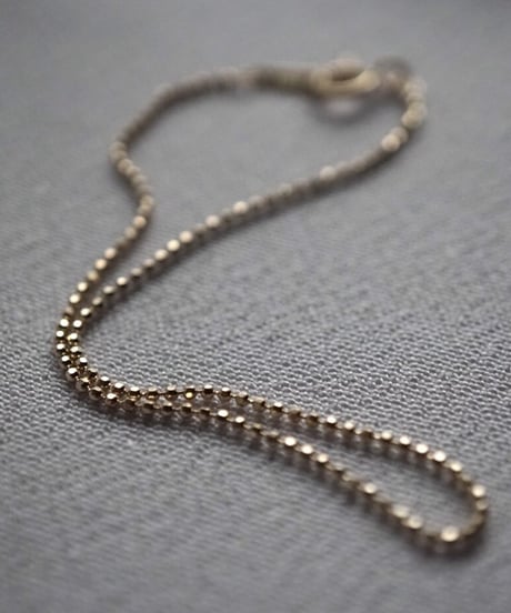14K   cut  ball  bracelet