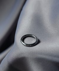 ⁣Thick ring _ silver - R007