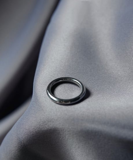 ⁣Thick ring _ silver - R007