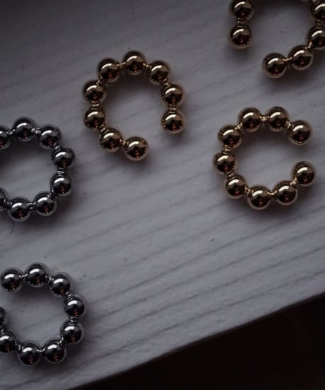 ball cuff _ silver