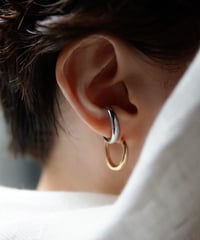 Double ring earring - E006⁣