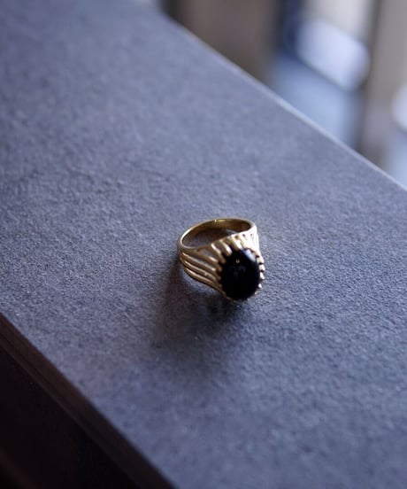 Onyx _ ring　( titanium )