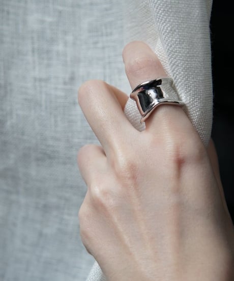 Bangle ring _ silver - R001