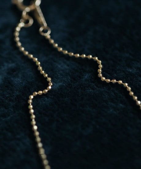 14K   cut  ball  bracelet