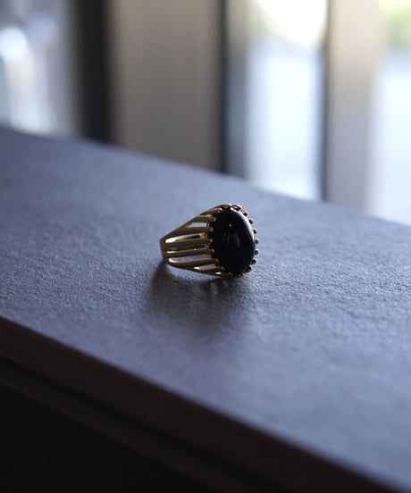 Onyx _ ring　( titanium )