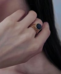 Onyx _ ring　( titanium )