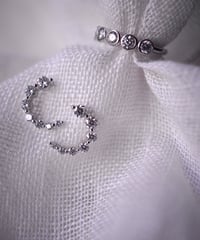 【 Limited 】 Moissanite earring - silver