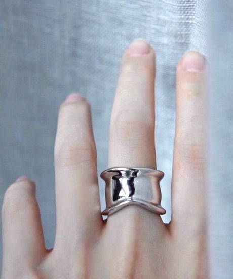 Bangle ring _ silver - R001