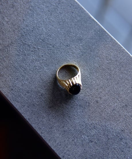 Onyx _ ring　( titanium )