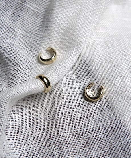 puff ear cuff _ gold - C007