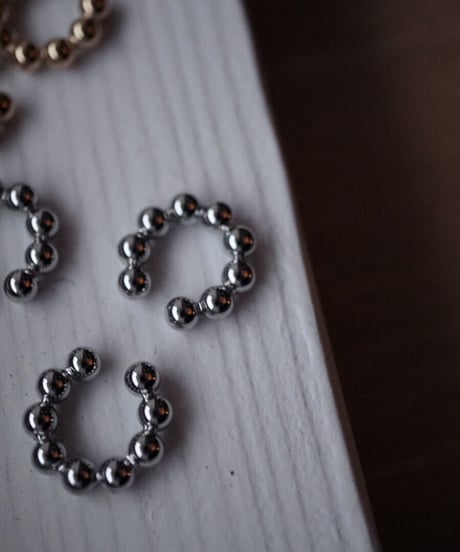 ball cuff _ silver