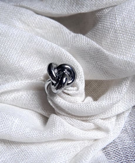 Knot ring _ silver - R015