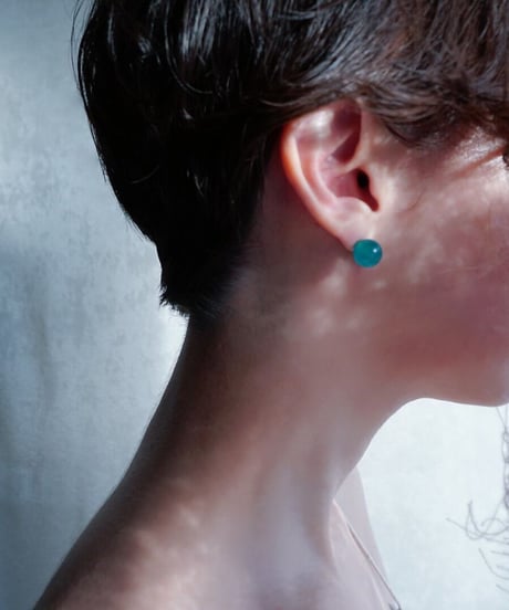 Amazonite  studs