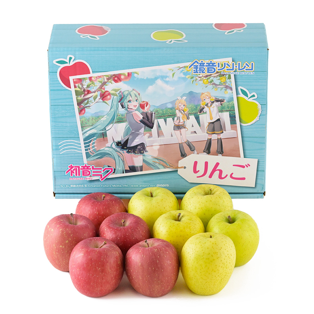 JAつがる弘前】贈答用りんご「初音ミク×JAつがる弘前」コラボ第2弾
