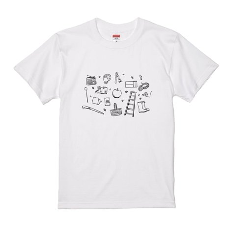 【Tシャツ】 「知恵に囲まれたりんご」