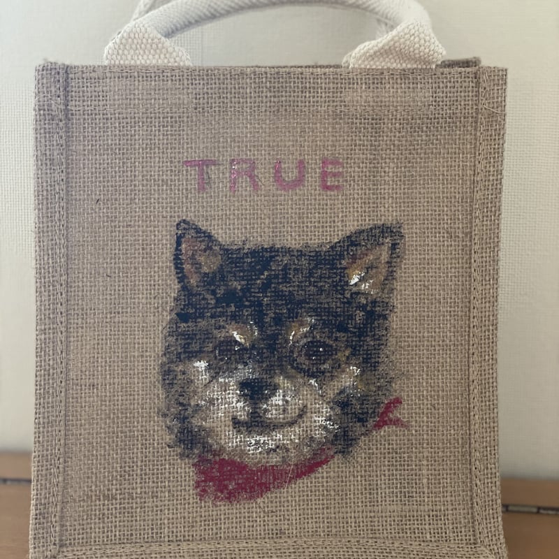 うちの子ジュートバッグ A6サイズ | TRUE&EVER